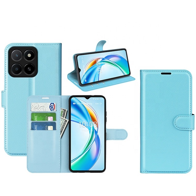 For Huawei Honor X5B X5C Plus Lichi Pu Leather Wallet Flip Cover Case Saint Vlentin 2025