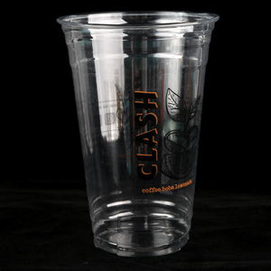 Vaso de Plástico Transparente Personalizado con Logotipo para Bebidas, Té de Burbujas, <span class=keywords><strong>Boba</strong></span>, Hielo, Café, 12, 16, 32 oz, con Tapa - Product Image 2