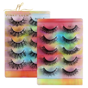 Pestañas de Visón 3D Pinky Leem, Juego de Pestañas de Tira Completa de 18 mm, Pestañas de Visón Esponjosas, Proveedor de Pestañas Veganas Libres de Crueldad - Product Image 5