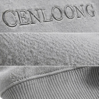 Produsen Pakaian Pria Cenloong Custom Oversized Heavyweight Hoodie Sweatshirt Tebal