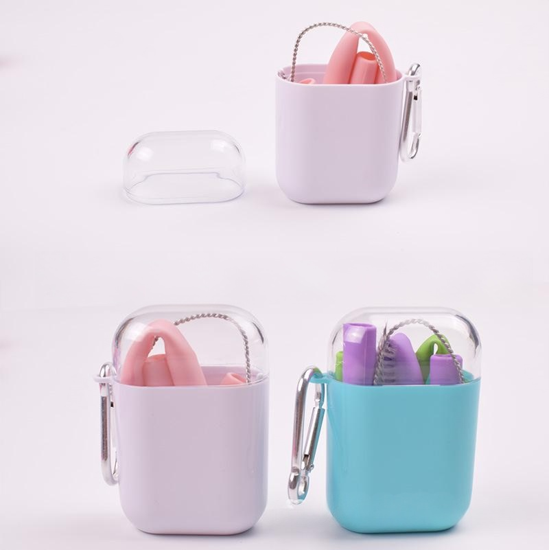Pink or blue travel box (for packaging)