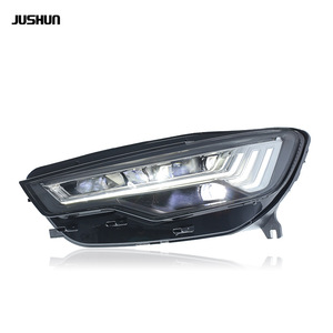 Jushun Audi A6L Headlight Assembly C7 <b>LED</b> Projector Daytime Running <b>Lights</b> Sequential Turn Signals 2012-2018 - Product Image 3