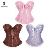 Nouveau design 2022 – Corset et gaine amincissante grande taille avec fermeture éclair invisible, bustier corset respirant et écologique pour femme, rose