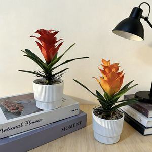 Bonsaï artificiel en forme de fleur d'ananas, 30 cm, plante décorative en plastique pour salon, décoration du Nouvel An - Product Image 2