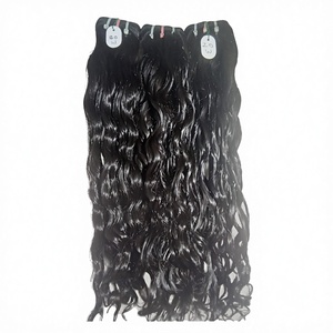 Extensiones de Cabello Rizado Kinky 100% Natural Remy Indio Virgen de 28 Pulgadas, Color Negro, de Temple Jerry Curl - Product Image 3