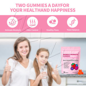 สูตรขั้นสูงของผู้หญิง gummies โปรไบโอติกรวมสารสกัดโปรไบโอติกเพื่อความสมดุลของยีสต์และการสนับสนุนการเผาผลาญ - Product Image 3