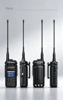 Radio bidirectionnelle étanche haute puissance 10W, portée de communication 10 km, radio UHF VHF portable