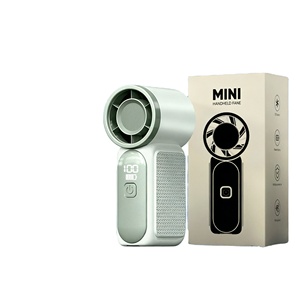 High Speed 20000RPM Wearable <b>Mini</b> Handheld <b>Fan</b> 100 Speeds Adjustable 100g Lightweight <b>USB</b> & Car Portable for Daily Use - Product Image 1