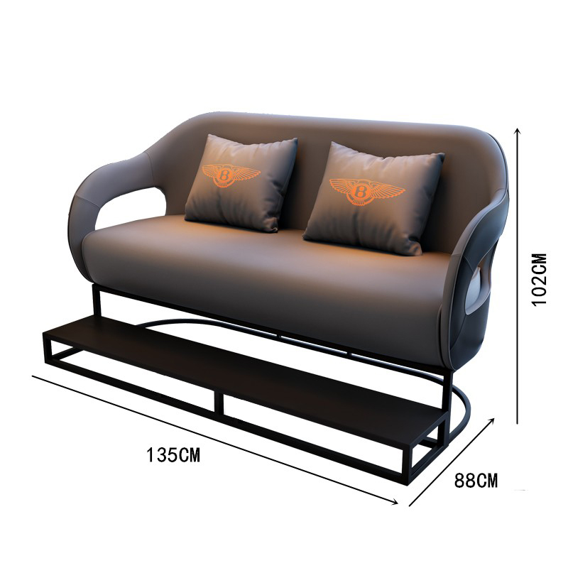 Siège double (gris)