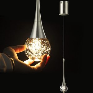 Lámpara Colgante de Cristal de Roca Natural para Dormitorio, Sala de Estar, Comedor, Decoración <span class=keywords><strong>Minimalista</strong></span> para el Hogar - Product Image 1