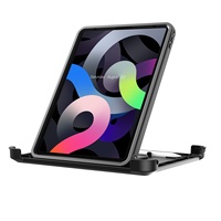 Casing iPad Air 4, Pelindung 3 in 1, Tahan Banting, Bahan TPU PC, Dilengkapi Holder