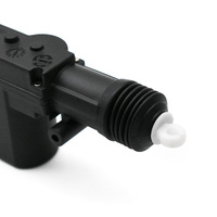 Actionneurs de verrouillage central de voiture universels rotatifs à 360 degrés à tête fixe 12V/24V en ABS pour commande de porte