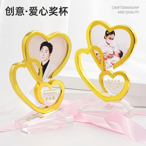 Marco de Fotos de Cristal con Forma de Corazón, Aleación Metálica, Impresión Digital de 12 Pulgadas, Regalo para Enfermeras de Maternidad - Product Image 5