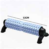 Nouveau rouleau en mousse EVA à grille avec 4 ventouses de fixation, rouleau de massage pour yoga, relaxation musculaire des points de pression profonds
