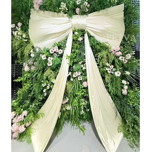 Bán buôn hoa nhân tạo sắp xếp, tùy chỉnh bàn đám cưới trung tâm với satin Ribbon Bow, số lượng lớn có sẵn - Product Image 1