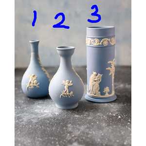 Vaso Decorativo in Ceramica Jasperware Blu Classico della Collezione Neoclassica Wedgwood Inghilterra - Product Image 6