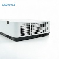 Projecteur professionnel CAAVITS 4K 4000 Lumens 3LCD Laser, résolution native 4K pour salles de réunion d'entreprise