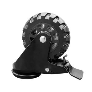 2024 Verstelbare Hoogte Handvat 4 Wielen Hotel Metalen Opvouwbare Bagage Kar Opvouwbare Hand <span class=keywords><strong>Trolley</strong></span> - Product Image 6