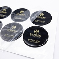 Autocollant en résine époxy imprimé sur mesure, autocollant en résine 3D en relief, autocollant résistant à l'eau et aux UV, autocollant en résine pour logo de marque