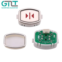 Pièces d'ascenseur Mitsubishi, style design moderne, bouton poussoir à lumière rouge 24V, DA411B113 MTD411, accessoires d'ascenseur Canny, matériau PCB 1 1