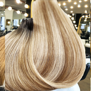 Extensiones de Cabello Humano Genius Weft Super Double Drawn, 50g, Cabello Remy Ruso Virgen, Tejido a Mano, Liso, 50g - Product Image 2