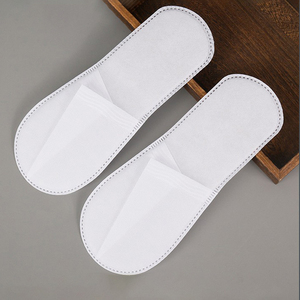 Оптовая продажа нетканые ткани на заказ одноразовые гостиничные Тапочки - Product Image 5