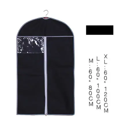 Travel Garment Bag with Accessories Zipper Pocket Breathable Suit Garment Cover for Shirts Dresses Coats
