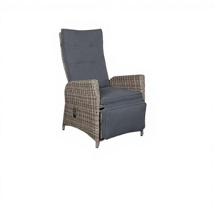 Joyeleisure Modern Aluminum Rattan Wicker Farmhouse Outdoor Dining <b>Recliner</b> <b>Chair</b> Portable -Living Room Bedroom Park Villa Use - Product Image 4