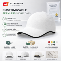 Casquette en tricot technique sans couture avec impression par sublimation intégrale, chapeau de sport tendance, personnalisation de marque, directement de l'usine