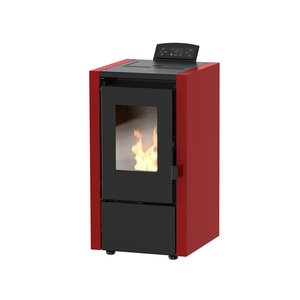 Poêles à granulés modernes sans fumée de 6,5 kW avec certification CE EN16510 ROHS, petite taille, avec télécommande Wi-Fi - Product Image 1