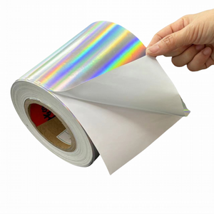 Vinilo Holográfico Blanco Autoadhesivo Personalizado al por Mayor, Material Imprimible Destructible, Rollo de Papel Adhesivo Tipo Cáscara de Huevo - Product Image 2