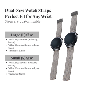 20mm titanio Milanese Watch Band all'ingrosso Custom doppia chiusura di sicurezza CNC lavorato <span class=keywords><strong>cinturino</strong></span> in metallo <span class=keywords><strong>per</strong></span> Samsung <span class=keywords><strong>Huawei</strong></span> Xiaomi orologi - Product Image 3