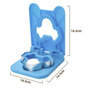 Molde Cortador y Sellador <span class=keywords><strong>de</strong></span> Sándwiches DIY <span class=keywords><strong>de</strong></span> Acero Inoxidable, para Hacer Pan Tostado, Ideal para Niños y Desayunos Bento - Product Image 5