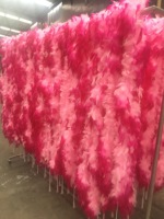 Bufanda Rosa de Plumas de Pavo de 30g para Mujer, Decoración para Fiestas en Casa, Bodas, Navidad, Manualidades, Disfraces, Vestidos de Baile, Cosplay, Accesorios