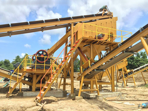 Usine de concassage de <span class=keywords><strong>pierre</strong></span> stationnaire de 100 tonnes à Belgaum - Product Image 4