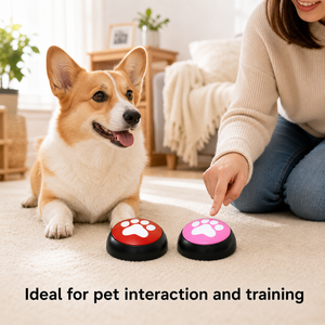 Precio Especial, Stock de Fábrica, Botón de Grabación de Huellas de Patas de Mascotas de Plástico, Funciona con Batería, Comunicación Interactiva para Perros y Gatos - Product Image 5