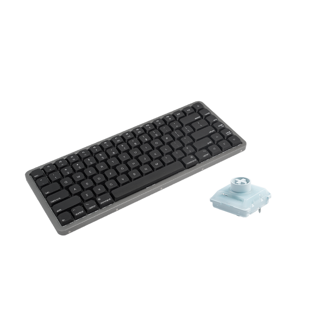 AKKO Air01 Low Profile OEM Mechanical Keyboard Tri-Mode Freedom CNC Aluminum Case Hotswap Switches 4500mAh Battery RGB 1000Hz