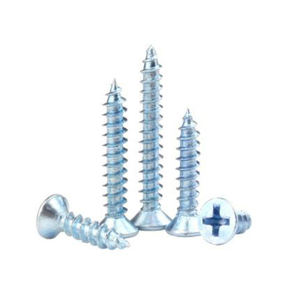 Tornillo para Paneles de Yeso de Acero Industrial Personalizado de Alta Calidad, Tornillo Autorroscante de Cabeza Plana Phillips con Recubrimiento de Zinc Azul Blanco - Product Image 4