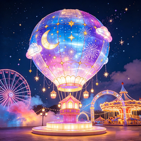 Bestseller Heißluftballon-Laterne IP65 Wasserdicht Outdoor LED für Festivals