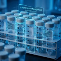 Tube de centrifugation stérile de 50 ml avec bouchons colorés, autoportants, à fond en U, consommables de laboratoire jetables