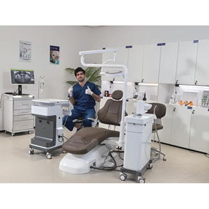 Ensemble dentaire mobile haut <span class=keywords><strong>de</strong></span> gamme : chariot tout-en-un, chariot d'assistant et système <span class=keywords><strong>de</strong></span> fauteuil dentaire - Product Image 4