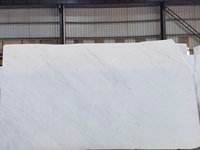 Dalles de marbre de luxe Goldtop 18 mm d'épaisseur, marbre blanc de Grèce de haute qualité, grandes dalles de marbre pour la décoration de projets d'aménagement intérieur