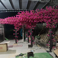 Pohon Bougainvillea Pohon Bunga Bougainvillea Bunga Buatan Dekorasi Luar Ruangan Dekorasi Pernikahan Sutra 5 Tahun Warna Merah