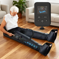 Tragbarer Kabelloser Batteriebetriebener Sequenzieller Beinmassagegerät Schnelle Erholungsstiefel