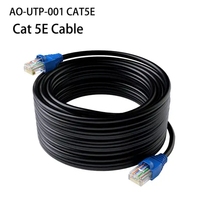 Câble Ethernet extérieur Cat5e, robuste, imperméable, gaine en PVC/Nylon résistante aux UV, câble réseau LAN