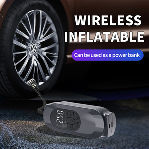 Compresor de aire portátil inalámbrico para coche, inflador Digital de neumáticos de 120w, 12v, bombas inflables automáticas, infladores eléctricos de neumáticos - Product Image 2