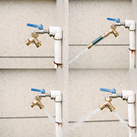 Connecteur de séparateur de tuyau d'eau en laiton robuste en forme de Y pour l'irrigation