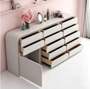 Hot Sale Factory Furniture Beauty Cabinet for <b>Nail</b> Salons for Cosmetic Display and Skin Care Colorful Paint Options - Product Image 1