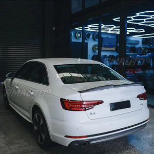 สปอยเลอร์สำหรับ Audi A4 B9 ปี 2017 2018 2019 2020 2021 2022 คุณภาพสูง ผลิตจากพลาสติก ABS สีรองพื้น สำหรับติดตั้งท้ายรถยนต์ แต่งรถ - Product Image 3