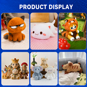 Fabricant de jouets en peluche OEM ODM, jouet en peluche personnalisé, jouet en peluche doux avec matériau en coton PP, poupée en peluche mignonne pour enfants, cadeau d'anniversaire - Product Image 6